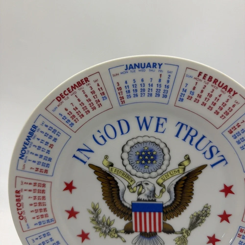 200th Anniversary American Bicentennial 1776-1976 Calendar Collector Plate 9